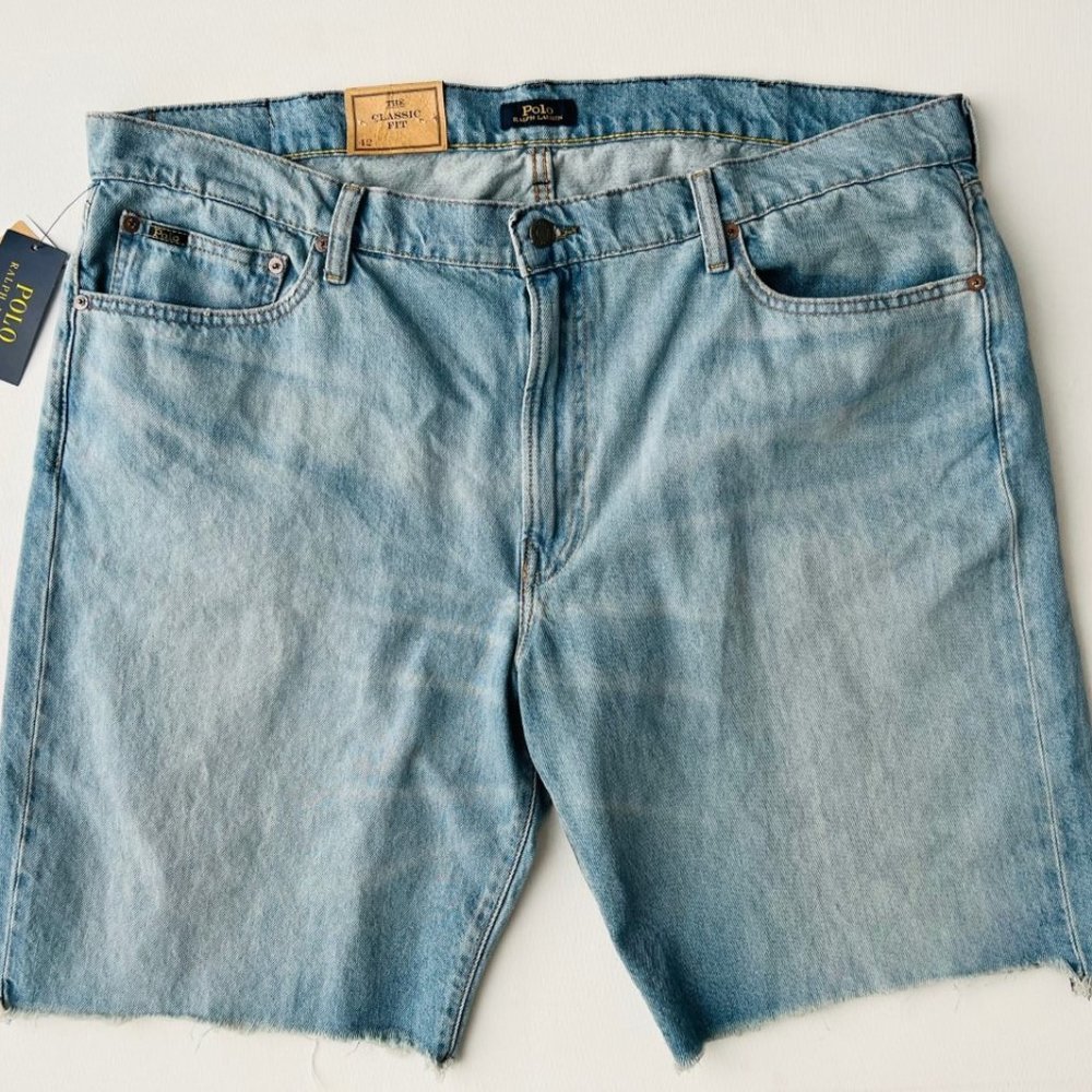 Polo Ralph Lauren Denim Cut Offs Jean Shorts The Classic Fit Blue